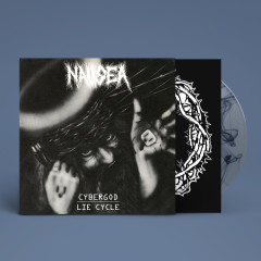 Nausea - Cybergod / Lie Cycle, 12" EP (Clear/Black Smoke)
