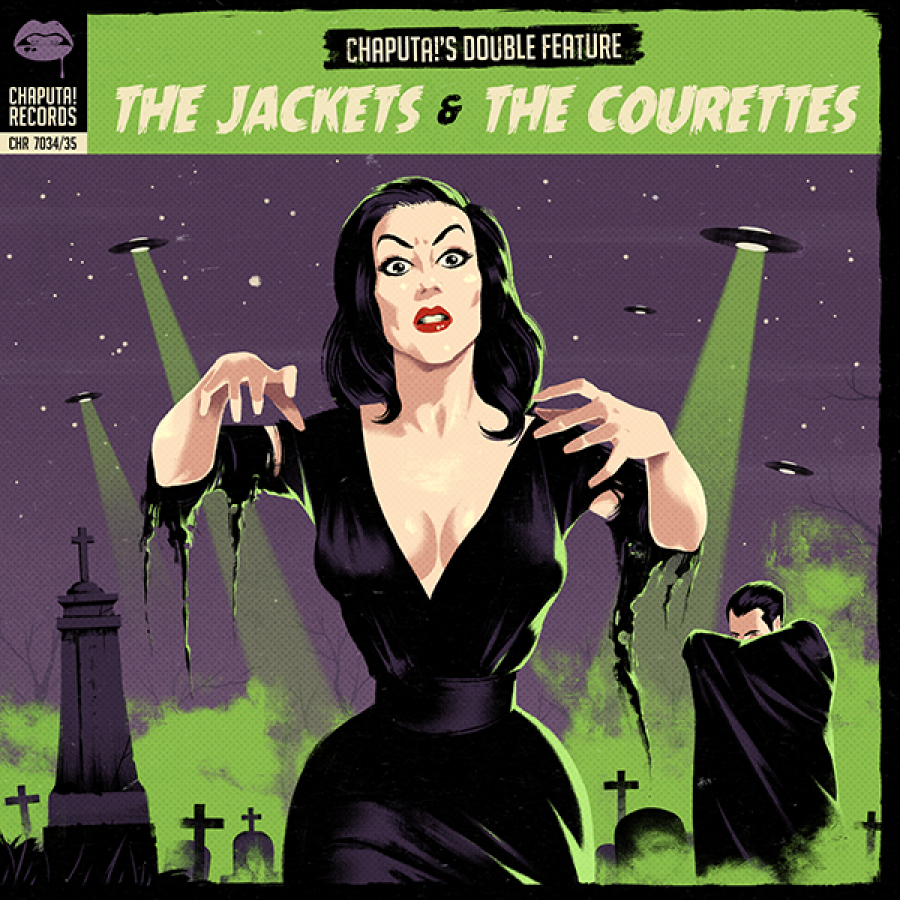 The Jackets / The Courettes - Chaputa!'s Double Feature Vol.4, 2x7"