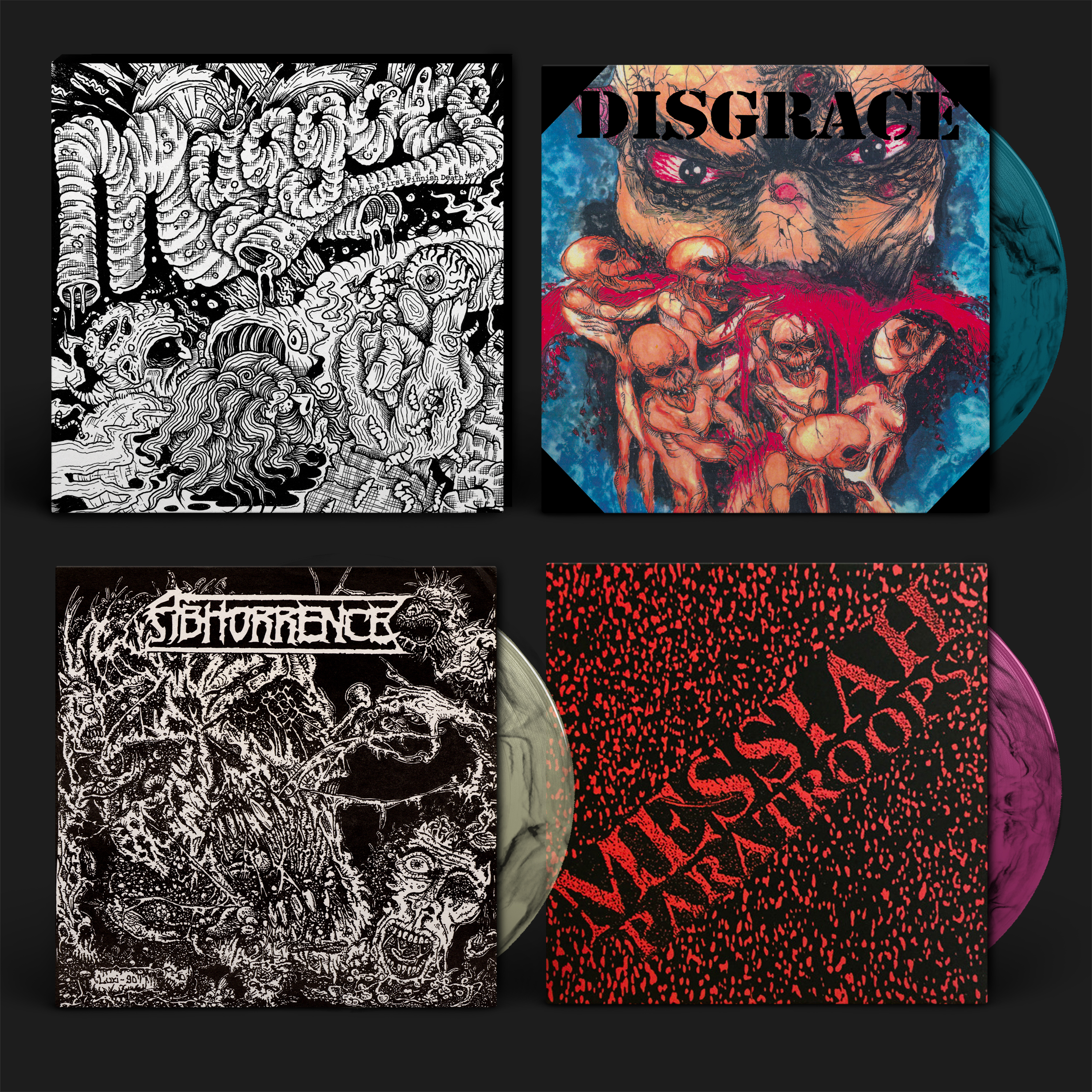 Abhorrence / Disgrace / Messiah Paratroops - Maggots: Original