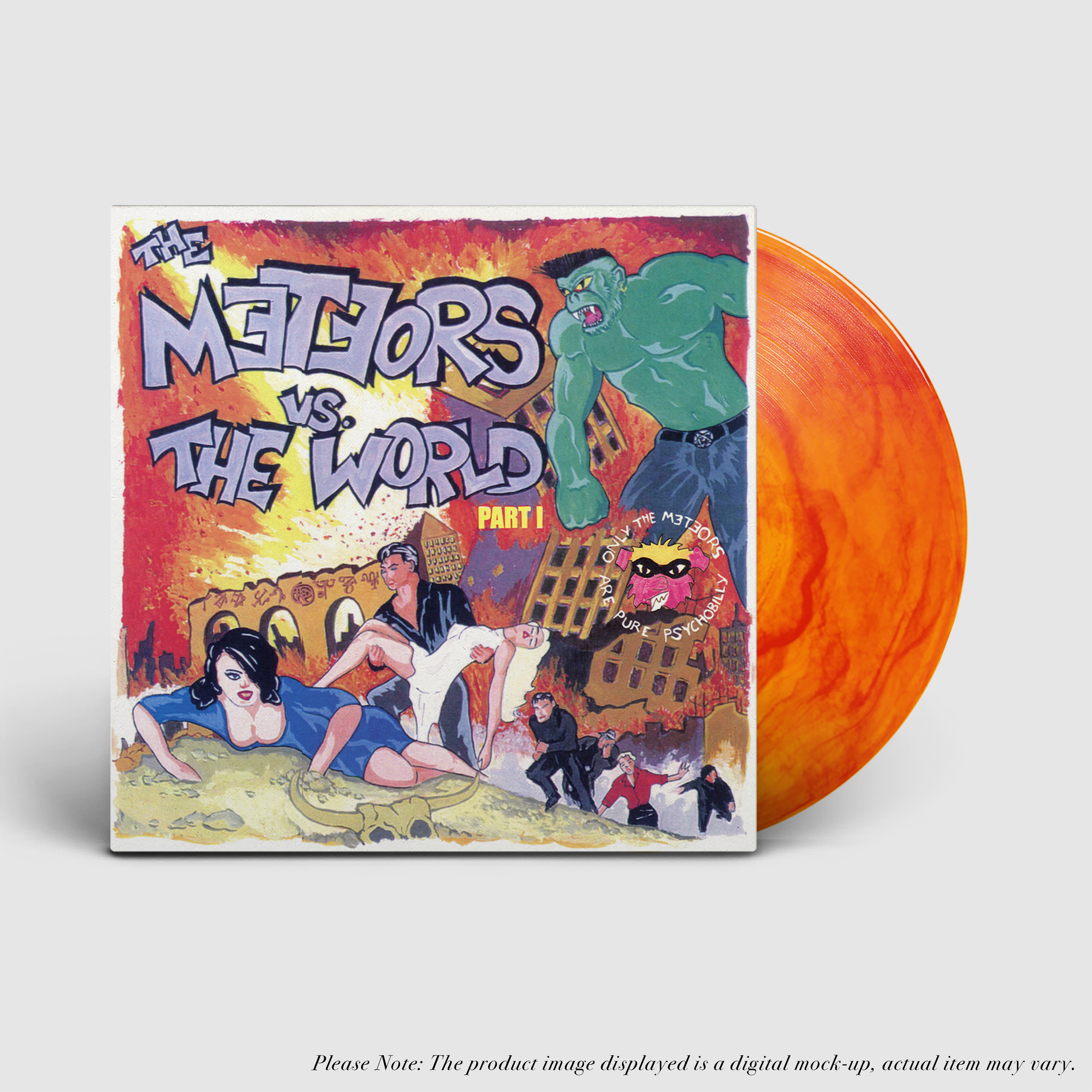 The Meteors - The Meteors Vs. The World Part I, LP (Yellow/Red Marble)