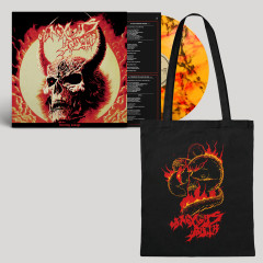 Obnoxious Youth - Burning Savage LP (Yellow/Red/Black Marble, Tote Bag)