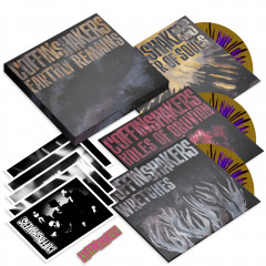 The Coffinshakers - Earthly Remains, 3 x 7" Box Set (Gold/Black/Purple Splatter)
