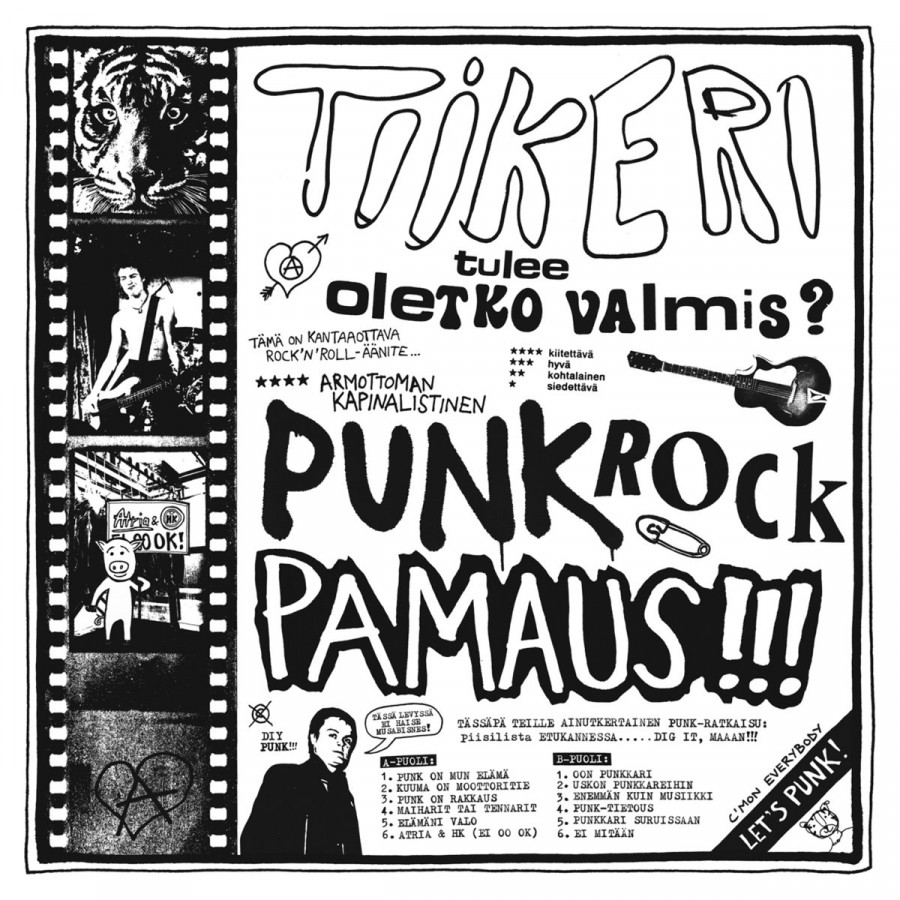 Tiikeri - Punk rock pamaus!!!, LP