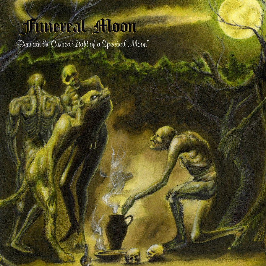 Funereal Moon - Beneath the Cursed Light of a Spectral Moon, LP