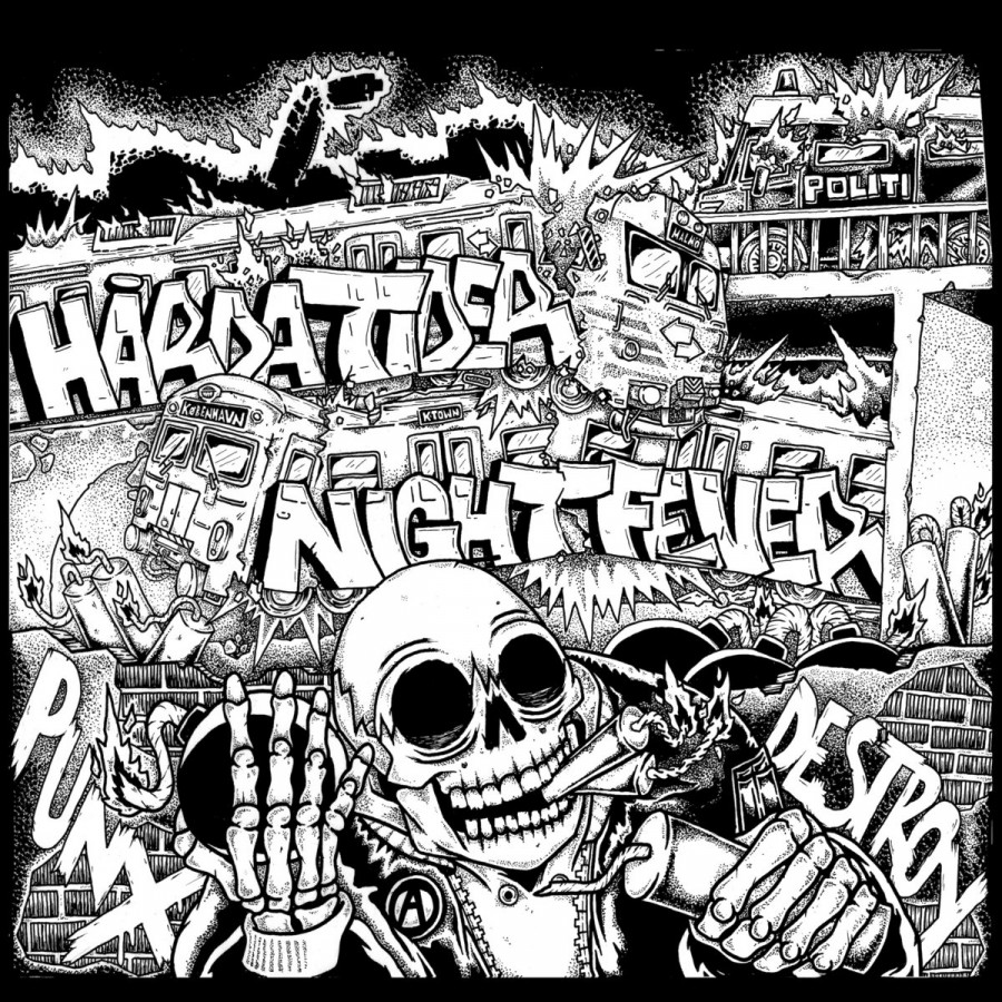 Hårda Tider / Night Fever - Split 12"